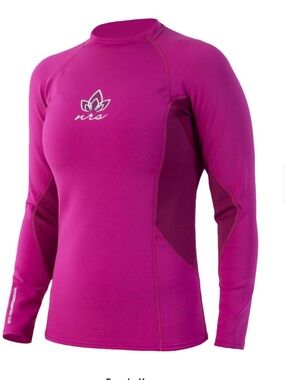Pink NRS Hydroskin Long Sleeve Shirt, size XS